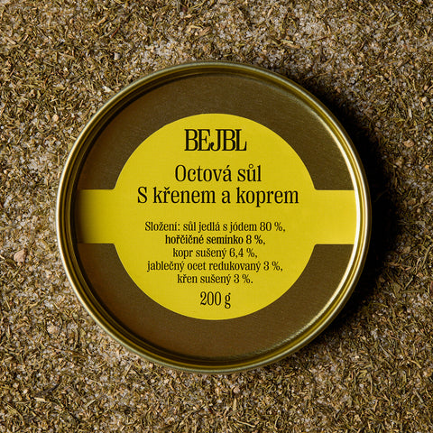 Octová sůl s křenem a koprem